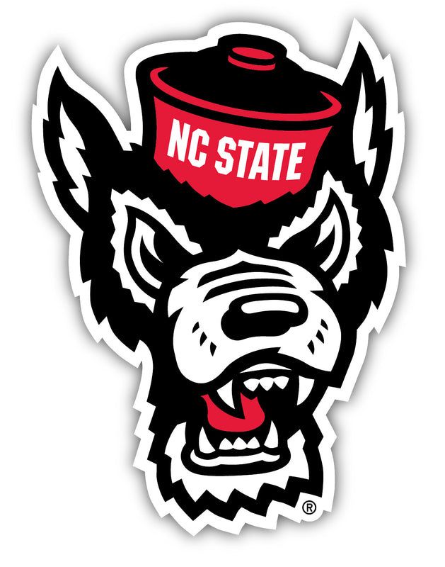 NC State Wolfpack 10-Inch on one of its sides NCAA Durable School Spirit Vinyl Decal Sticker
