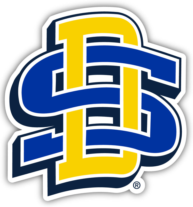 South Dakota State Jackrabbits 4-Inch Elegant School Logo NCAA Vinyl Decal Sticker for Fans, Students, and Alumni