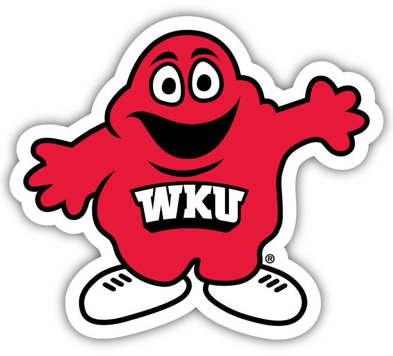 Western Kentucky Hilltoppers 10-Inch on one of its sides NCAA Durable School Spirit Vinyl Decal Sticker