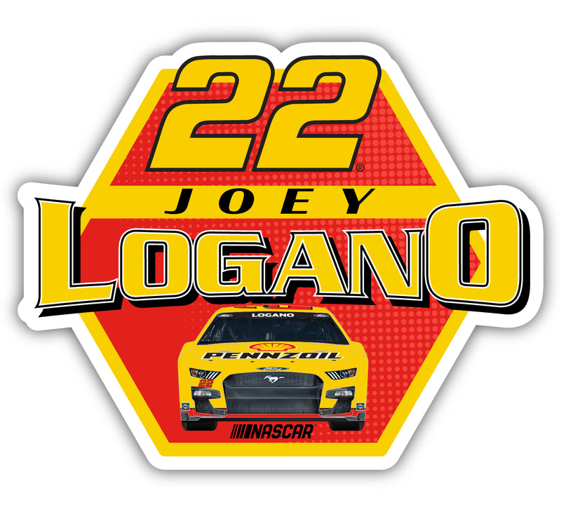 Nascar #22 Joey Logano 4-Inch Vinyl Decal Sticker New for 2022