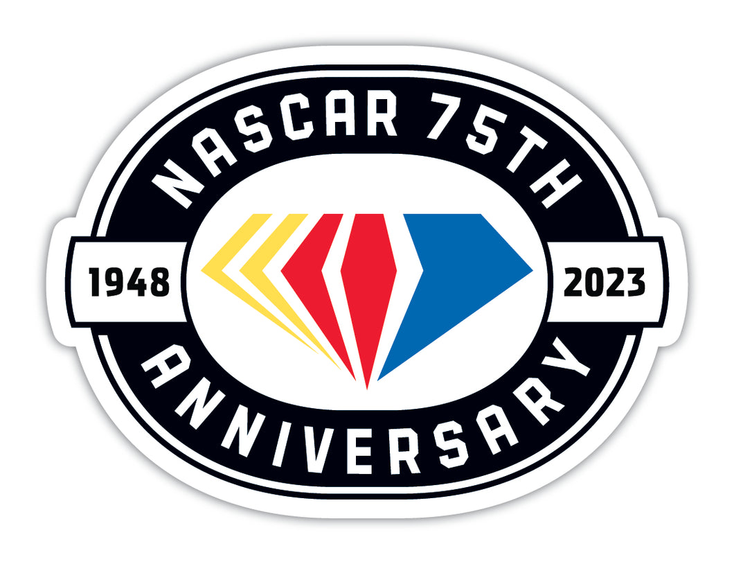 NASCAR 75 Year Anniversary  4-Inch Number Laser Cut Decal