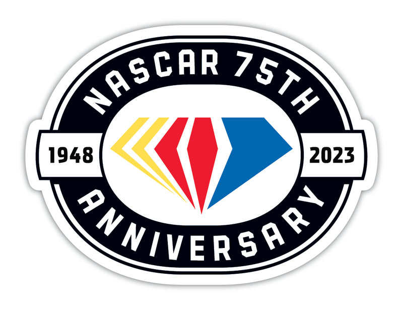 NASCAR 75 Year Anniversary 4-Inch Number Laser Cut Decal