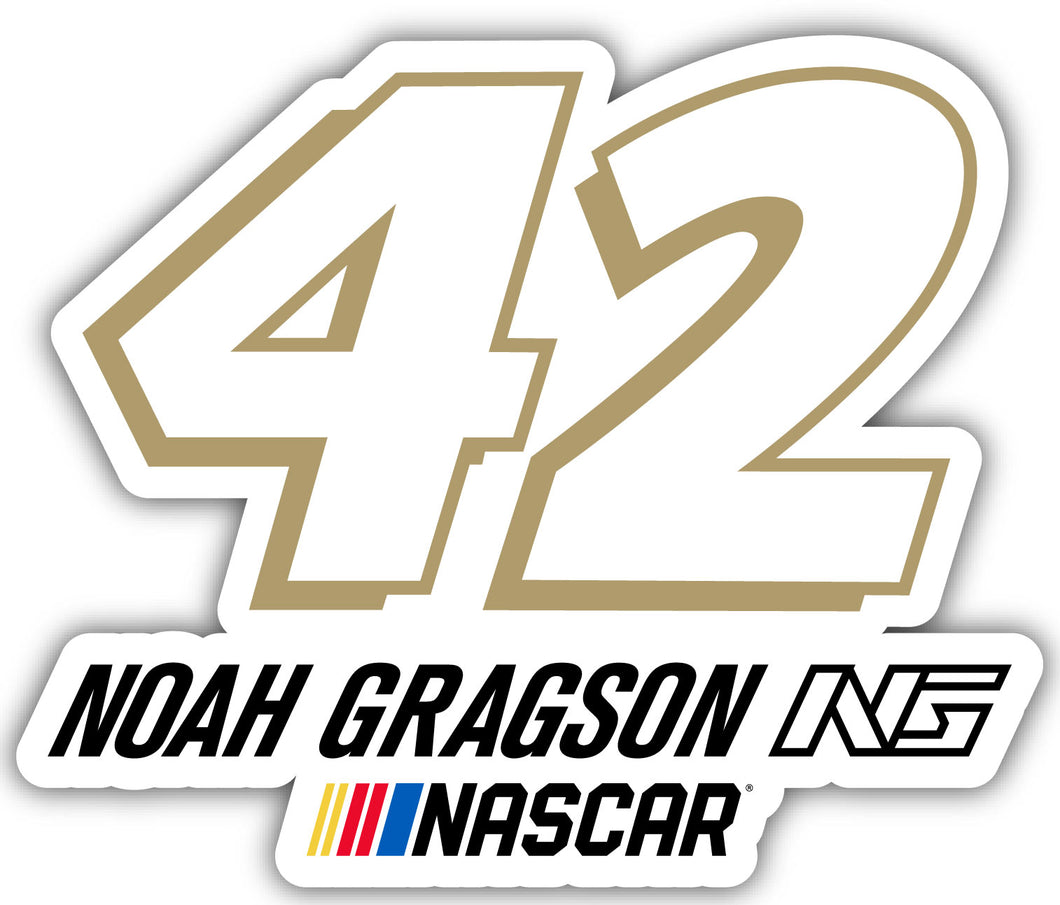 #42 Noah Gragson  4-Inch Number Laser Cut Decal