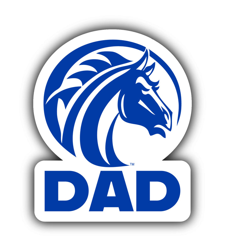Fayetteville State University 4-Inch Proud Dad NCAA - Durable School Spirit Vinyl Decal Perfect Gift for Dad