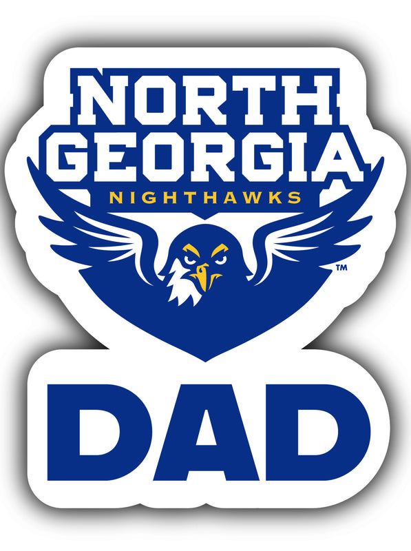 North Georgia Nighhawks 4-Inch Dad NCAA Vinyl Decal Sticker for Fans, Students, and Alumni