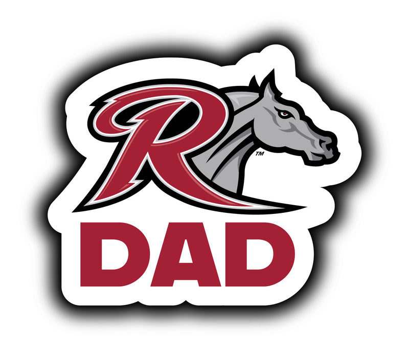 Rider University Broncs 4-Inch Proud Dad NCAA - Durable School Spirit Vinyl Decal Perfect Gift for Dad