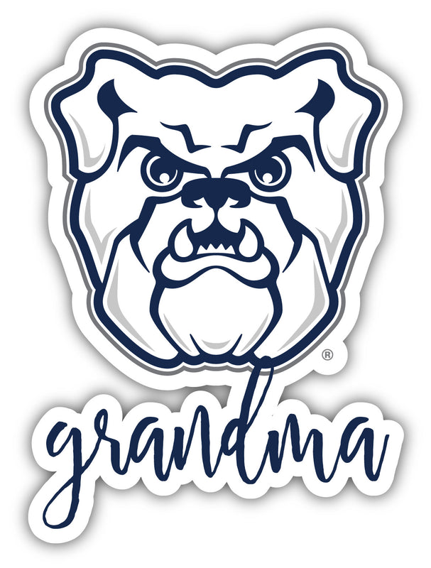 Butler Bulldogs 4-Inch Proud Grandma NCAA - Durable School Spirit Vinyl Decal Perfect Gift for Grandma