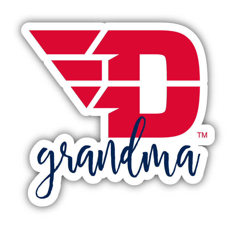 Dayton Flyers Proud Grandma 4-Inch NCAA High-Definition Magnet - Versatile Metallic Surface Adornment