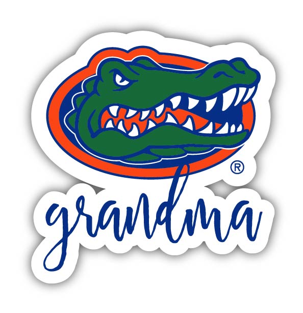 Florida Gators Proud Grandma 4-Inch NCAA High-Definition Magnet - Versatile Metallic Surface Adornment