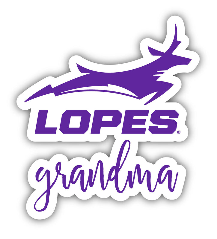 Grand Canyon University Lopes 4-Inch Proud Grandma NCAA - Durable School Spirit Vinyl Decal Perfect Gift for Grandma