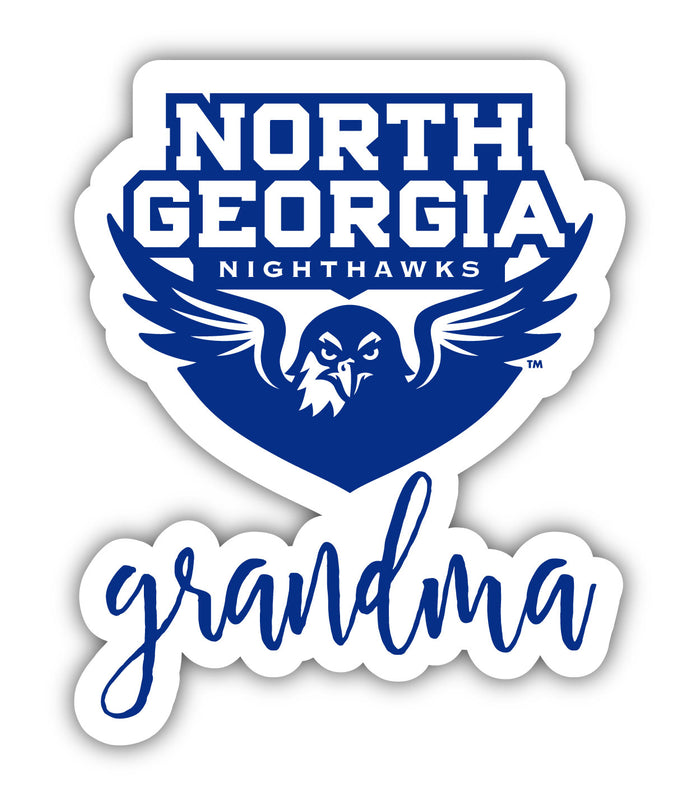 North Georgia Nighhawks 4-Inch Proud Grandma NCAA - Durable School Spirit Vinyl Decal Perfect Gift for Grandma