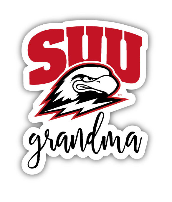 Southern Utah University 4-Inch Proud Grandma NCAA - Durable School Spirit Vinyl Decal Perfect Gift for Grandma