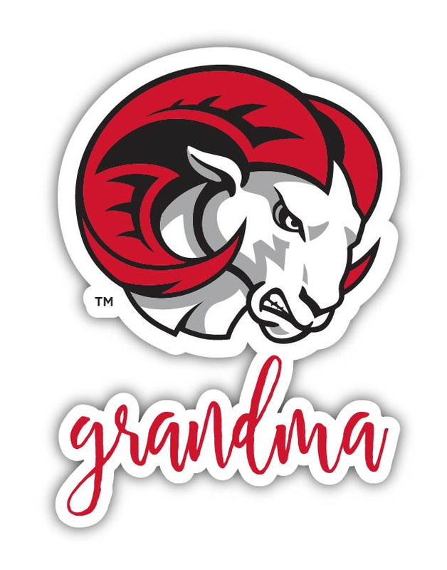 Winston-Salem State 4-Inch Proud Grandma NCAA - Durable School Spirit Vinyl Decal Perfect Gift for Grandma