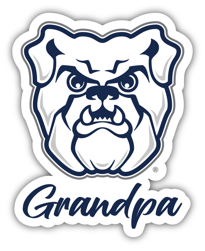Butler Bulldogs 4-Inch Proud Grandpa NCAA - Durable School Spirit Vinyl Decal Perfect Gift for Grandpa