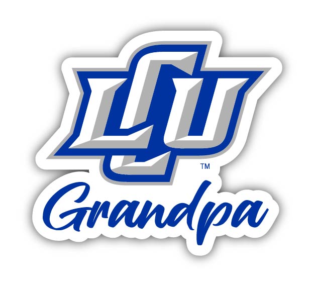 Lubbock Christian University Chaparral 4-Inch Proud Grandpa NCAA - Durable School Spirit Vinyl Decal Perfect Gift for Grandpa