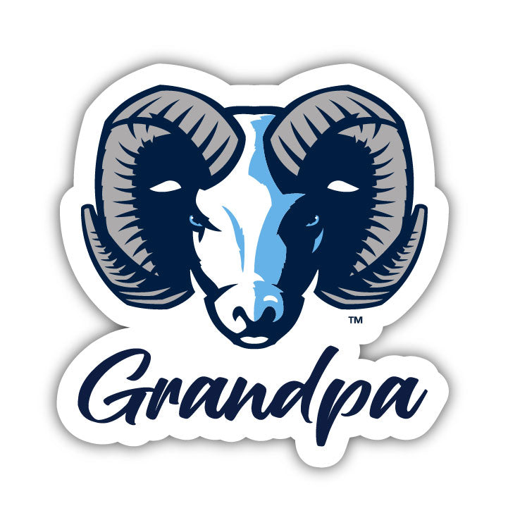 Rhode Island University 4-Inch Proud Grandpa NCAA - Durable School Spirit Vinyl Decal Perfect Gift for Grandpa