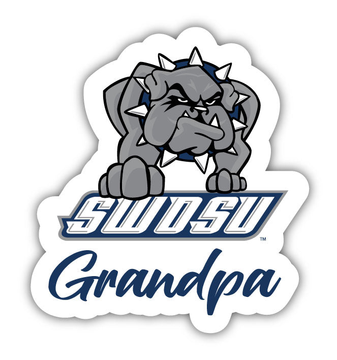Southwestern Oklahoma State University 4-Inch Proud Grandpa NCAA - Durable School Spirit Vinyl Decal Perfect Gift for Grandpa