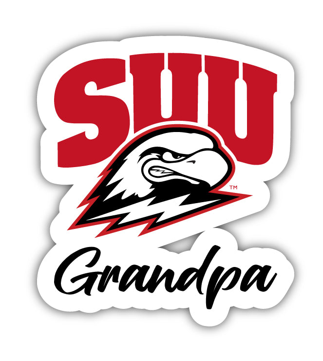 Southern Utah University 4-Inch Proud Grandpa NCAA - Durable School Spirit Vinyl Decal Perfect Gift for Grandpa