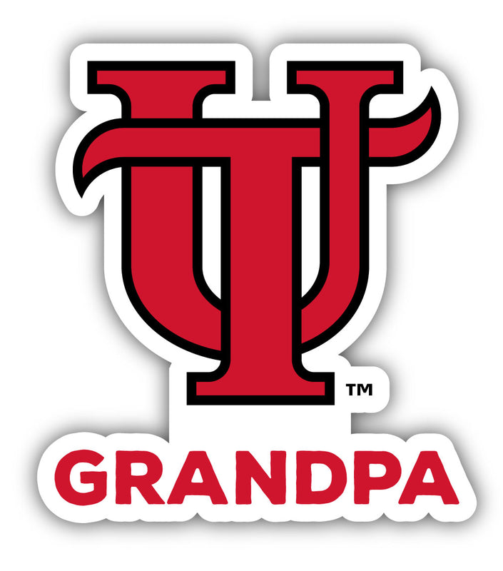 University of Tampa Spartans 4-Inch Proud Grandpa NCAA - Durable School Spirit Vinyl Decal Perfect Gift for Grandpa