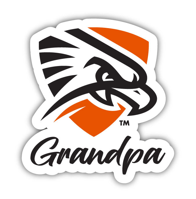 University of Texas of the Permian Basin 4-Inch Proud Grandpa NCAA - Durable School Spirit Vinyl Decal Perfect Gift for Grandpa