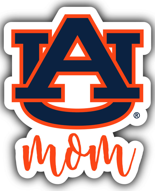Auburn Tigers 4-Inch Proud Dad Proud Mom NCAA - Durable School Spirit Vinyl Decal Perfect Gift for Dad