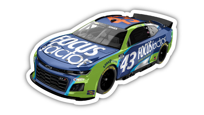 Nascar #43 Erik Jones 4-Inch Vinyl Decal Stiker Car Design