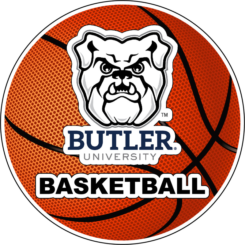 Butler Bulldogs 4-Inch Round Basketball NCAA Hoops Pride Vinyl Decal Sticker
