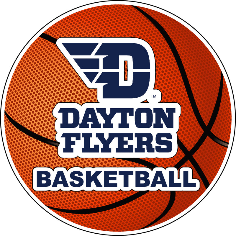 Dayton Flyers 4-Inch Round Basketball NCAA Hoops Pride Vinyl Decal Sticker