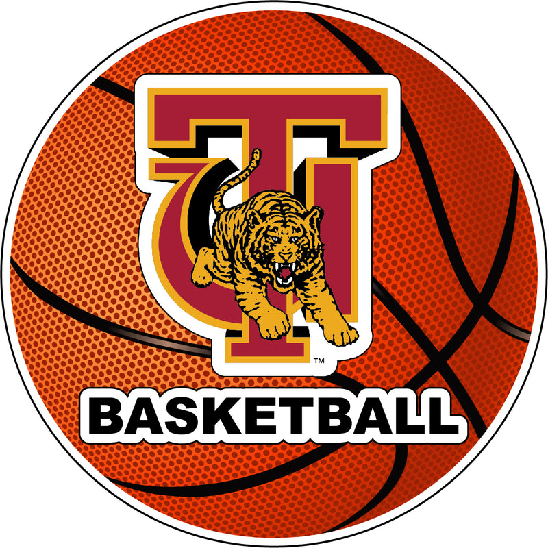 Tuskegee University 4-Inch Round Basketball NCAA Hoops Pride Vinyl Decal Sticker
