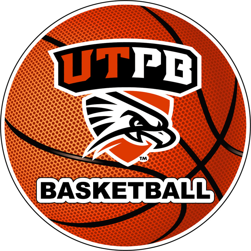 University of Texas of the Permian Basin 4-Inch Round Basketball NCAA Hoops Pride Vinyl Decal Sticker