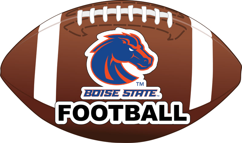 Boise State Broncos 4-Inch Round Football NCAA Gridiron Glory Vinyl Decal Sticker