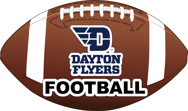 Dayton Flyers 4-Inch Round Football NCAA Gridiron Glory Vinyl Decal Sticker