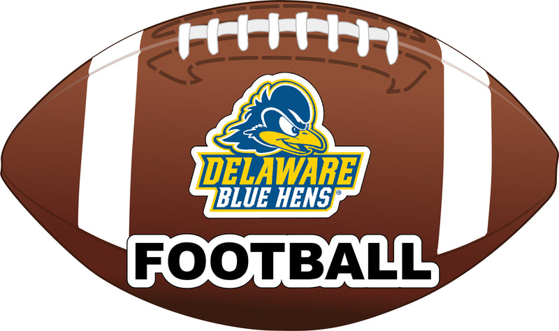 Delaware Blue Hens 4-Inch Round Football NCAA Gridiron Glory Vinyl Decal Sticker