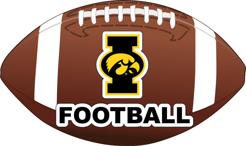 Iowa State Cyclones 4-Inch Round Football NCAA Gridiron Glory Vinyl Decal Sticker