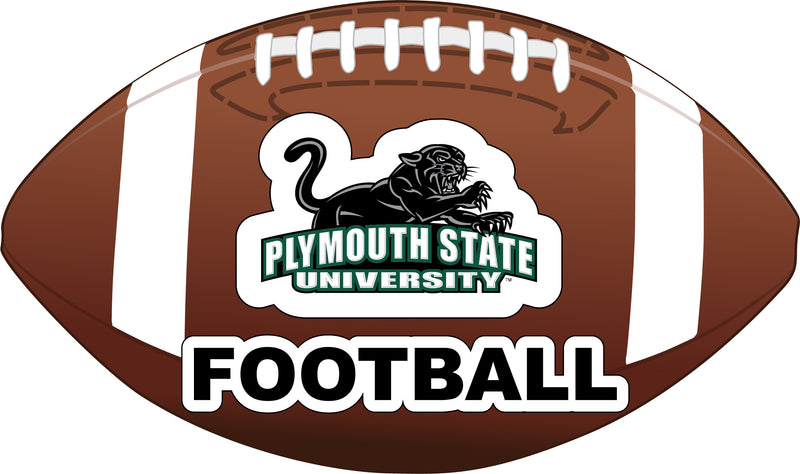 Plymouth State University 4-Inch Round Football NCAA Gridiron Glory Vinyl Decal Sticker