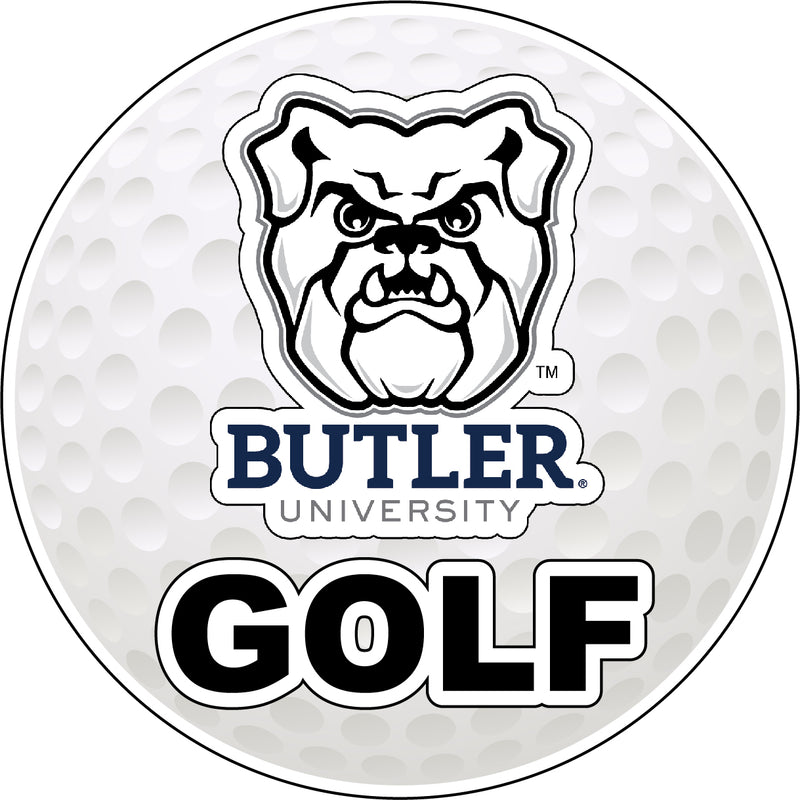 Butler Bulldogs 4-Inch Round Golf NCAA Fairway Fervor Vinyl Decal Sticker