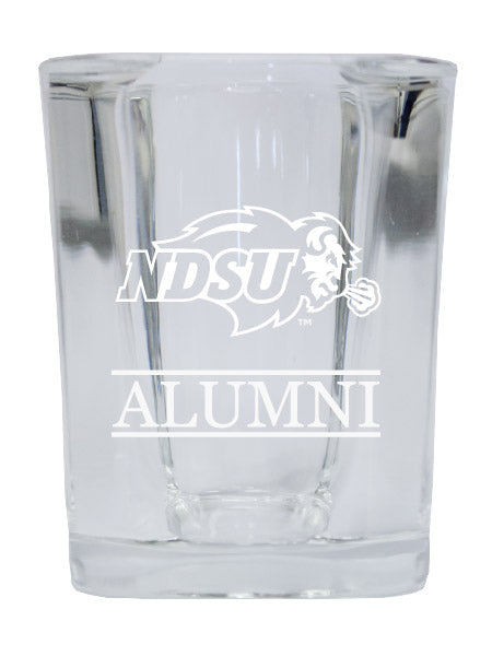 NCAA North Dakota State Bison Alumni 2oz Laser Etched Square Shot Glass