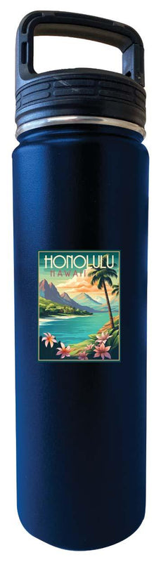 Honolulu Hawaii C Souvenir 24 oz Insulated Tumbler