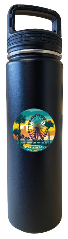Myrtle Beach South Carolina Souvenir 24 oz Insulated Stainless Steel Tumbler