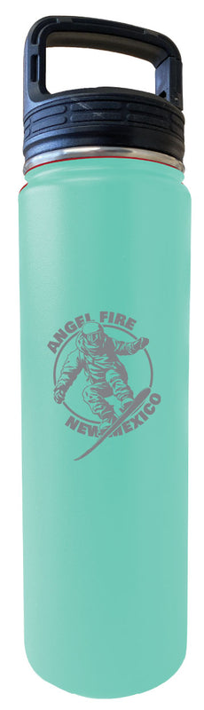 Angel Fire New Mexico Souvenir 24 oz Engraved Insulated Stainless Steel Tumbler