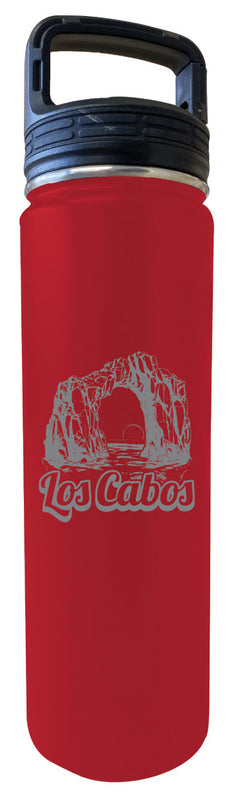 Los Cabos Mexico Souvenir 24 oz Engraved Insulated Stainless Steel Tumbler