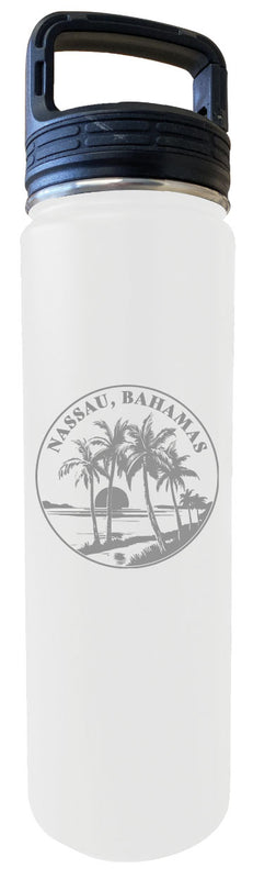 Nassau the Bahamas Souvenir 24 oz Engraved Insulated Stainless Steel Tumbler