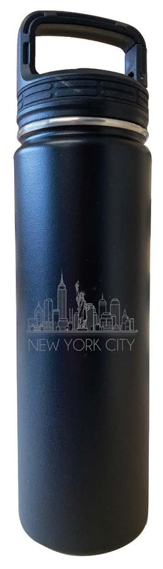 New York City Souvenir 24 oz Engraved Insulated Tumbler