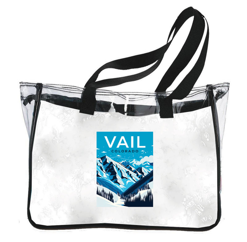 Vail Colorado Souvenir Clear Tote Bag