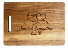 Load image into Gallery viewer, Custom Engraved Acacia Wood Cutting Board 10 inch X 14 inch
