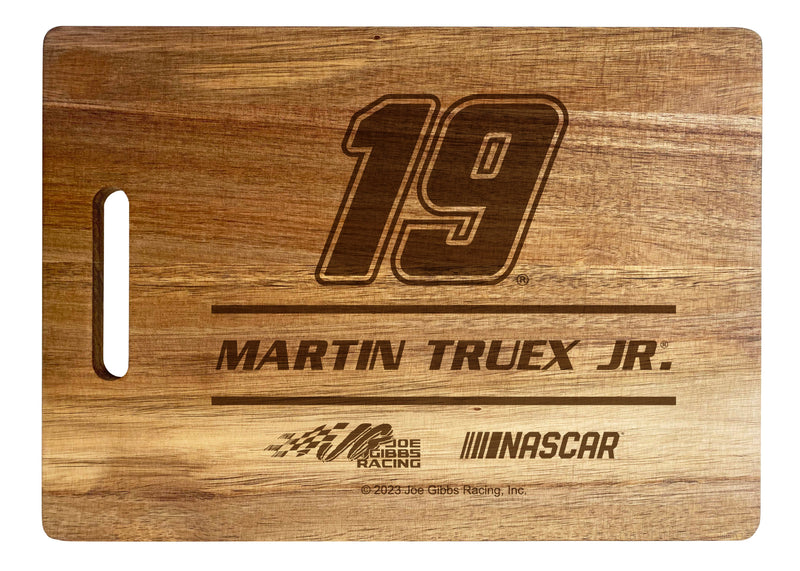 #19 Martin Truex Jr. NASCAR Officially Licensed Engraved Wooden Cutting Board