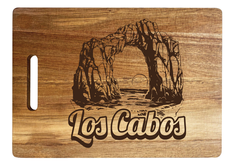Los Cabos Mexico Souvenir Wooden Cutting Board 10 x 14
