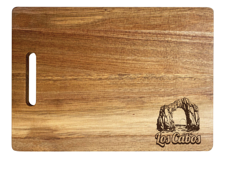 Los Cabos Mexico Souvenir Wooden Cutting Board 10 x 14