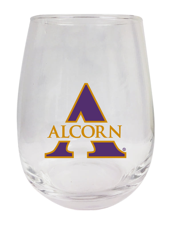Alcorn State Braves Stemless Wine Glass - 15 oz. | Officially Licensed NCAA Merchandise