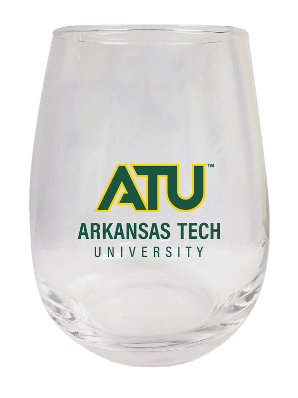 Arkansas Tech University Stemless Wine Glass - 15 oz. | Officially Licensed NCAA Merchandise